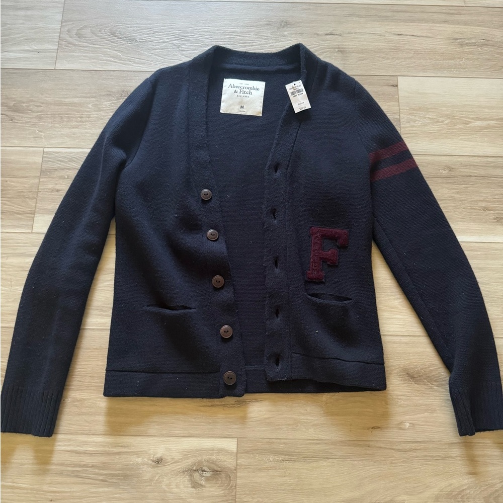 Vintage Abercrombie and Fitch letterman knit